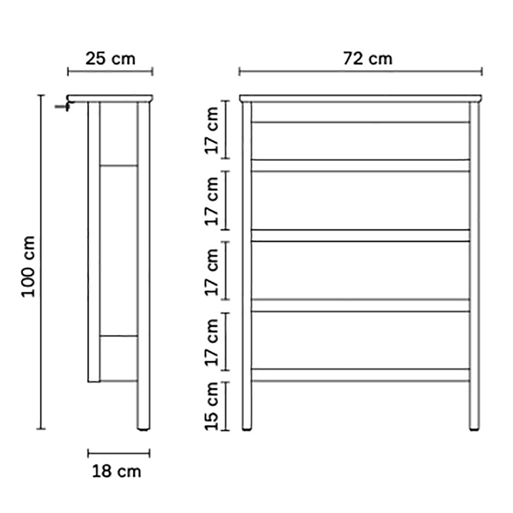 Form and Refine A Line Shoe Rack | Chiara Colombini